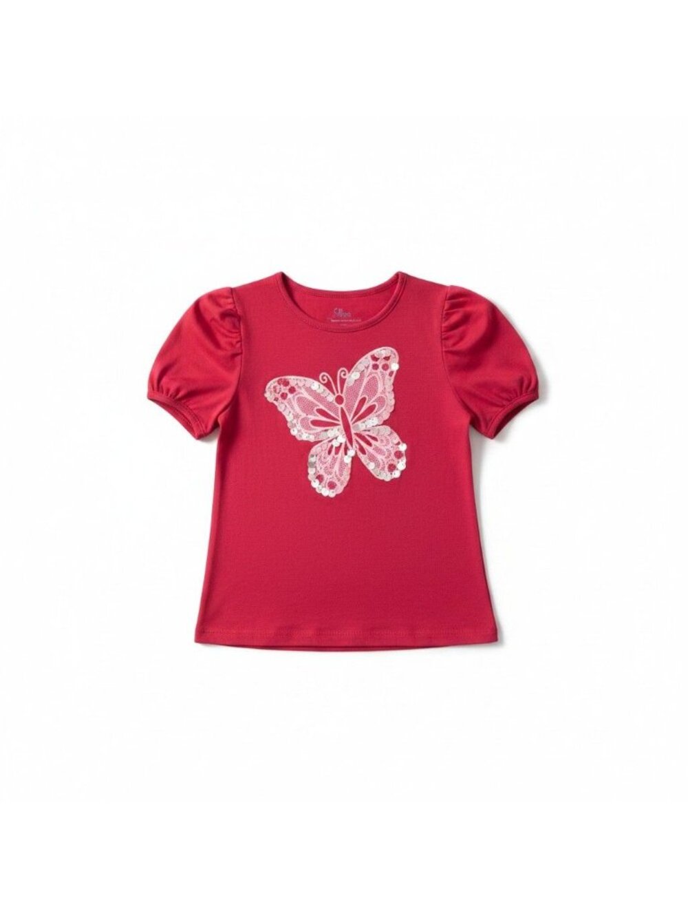 Girls’ Butterfly Graphic Tee – Size 10/12 – Pink – Like New (Children’s Place)